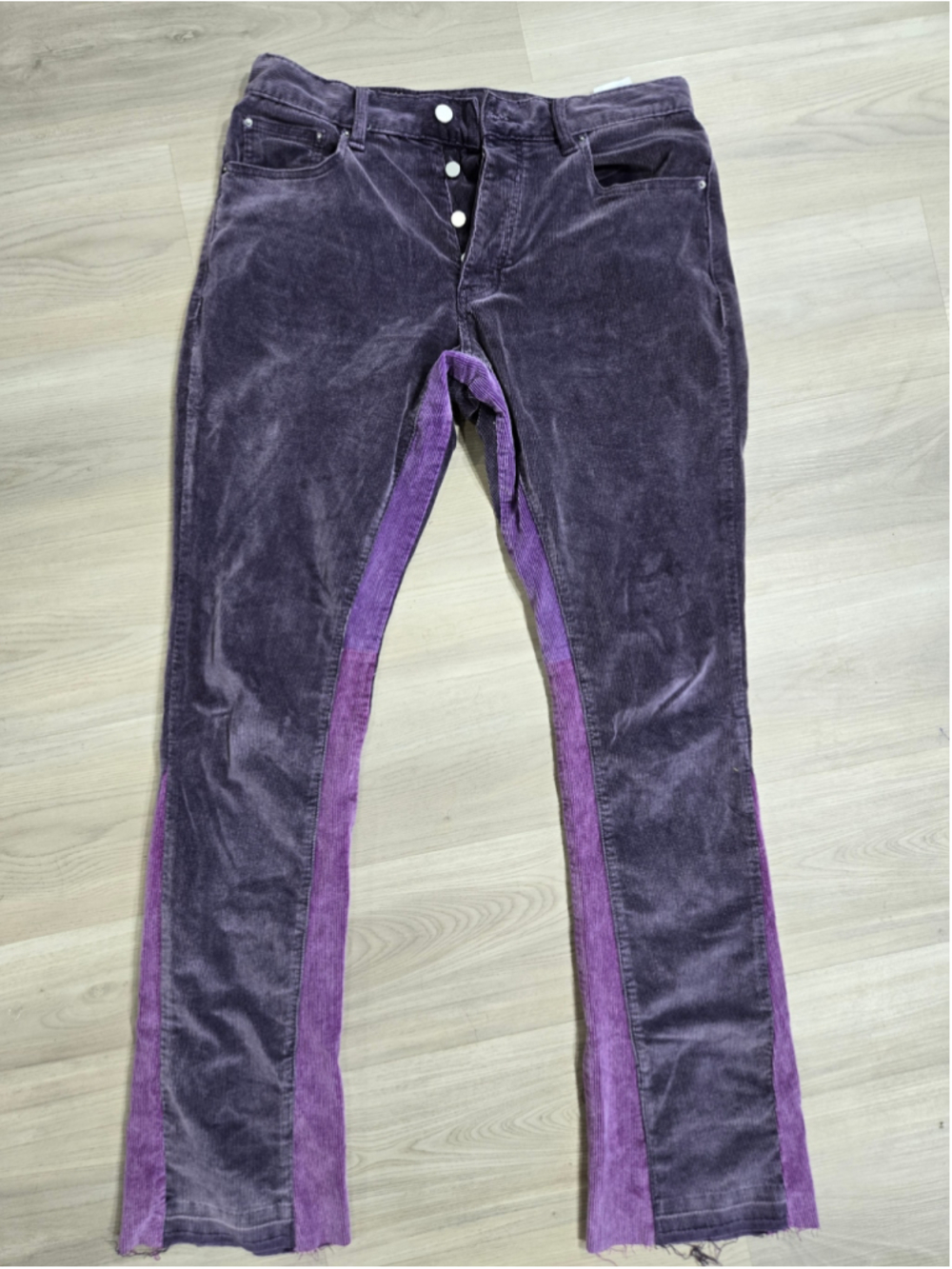 mnml Corduroy Pants Waist 30 Purple and Violet